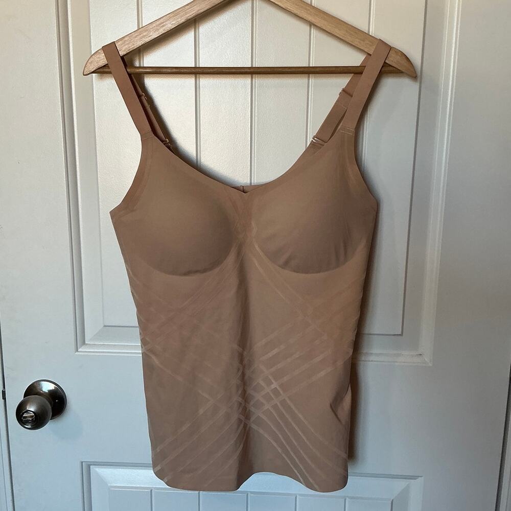 NWOT Honeylove Silhouette Shaping Cami TPCM00006 Large Sand